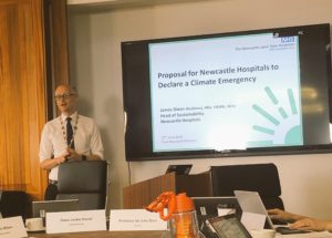 Newcastle upon Tyne Hospitals Board discussion of potential climate emergency declaration